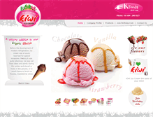 Tablet Screenshot of ekfoods.com